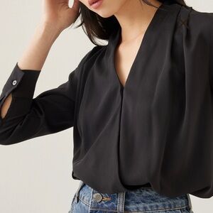 Love bonito v neck wrap blouse